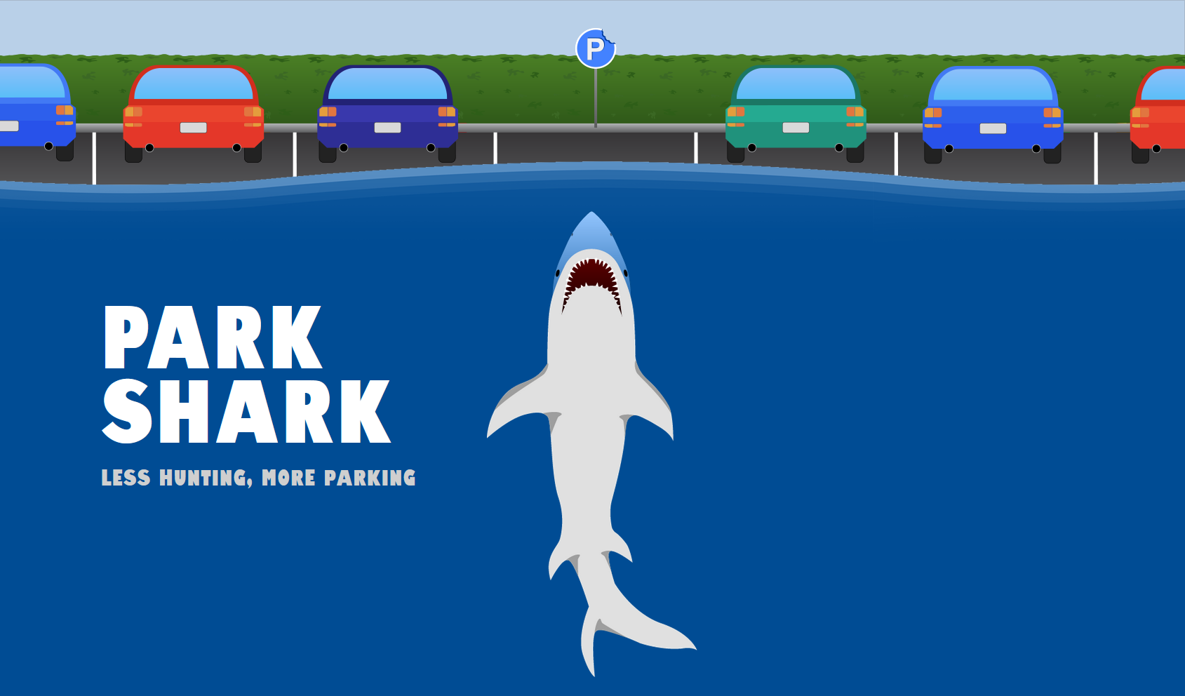 park shark splash page